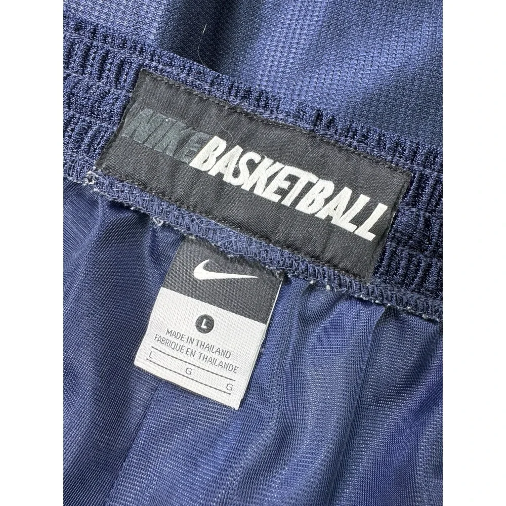 Nike Basketball Shorts Pockets Money Dazzle Navy Blue 207630-453 Men’s Large
